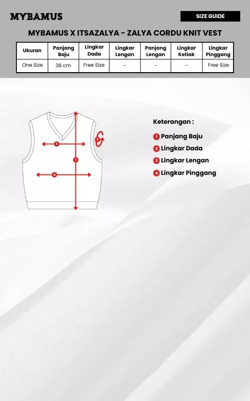 Zalya Cordu Knit Vest (Hanya Vest Saja) - Oat M18840 R97S4