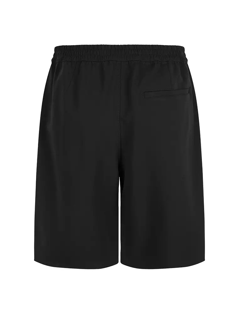 Straight mid-length trousers