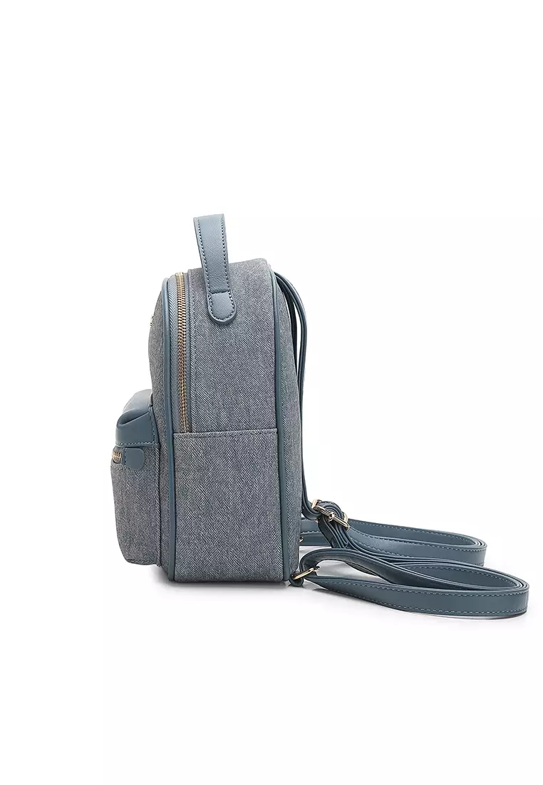 Women's Mini Backpack (Tas Ransel Wanita & Tas Punggung Wanita) - Biru