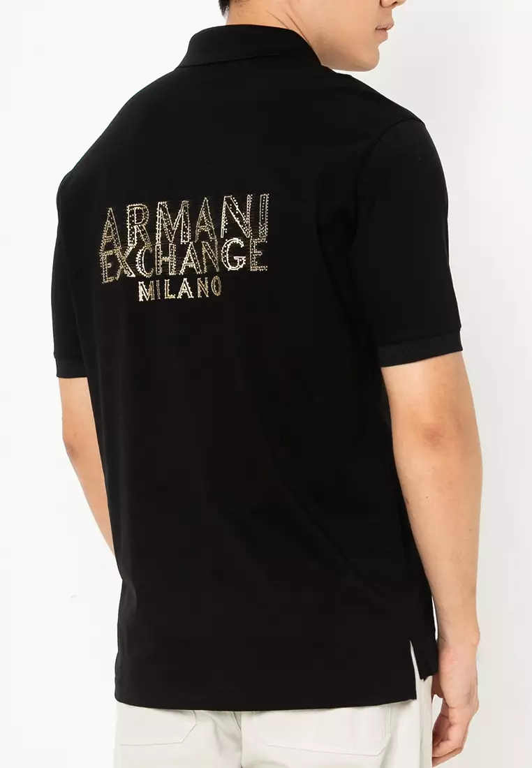 Buy Armani Exchange Regular Polo Shirt 2025 Online ZALORA