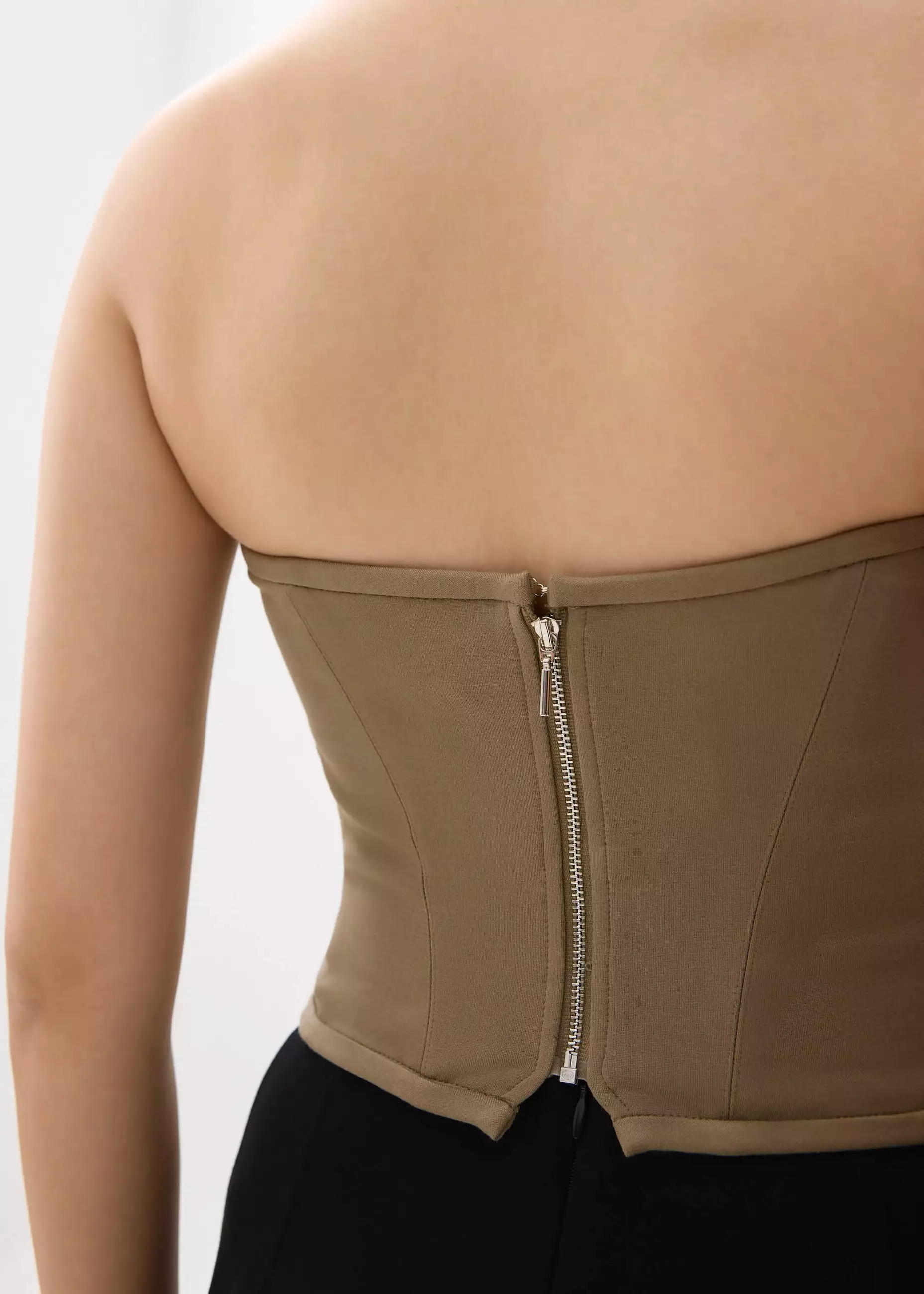 Atasan Wanita - Lia Crop Bustier Top