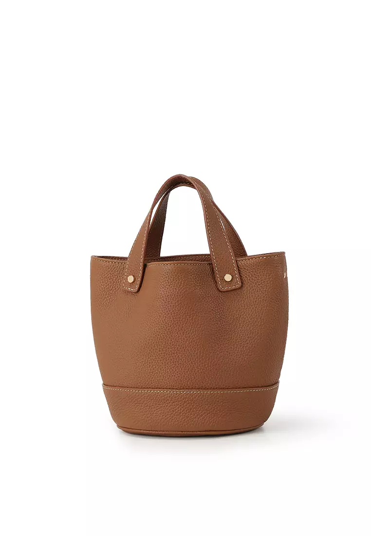 [Online Exclusive] JULIANA Mini Bucket Bag - Caramel
