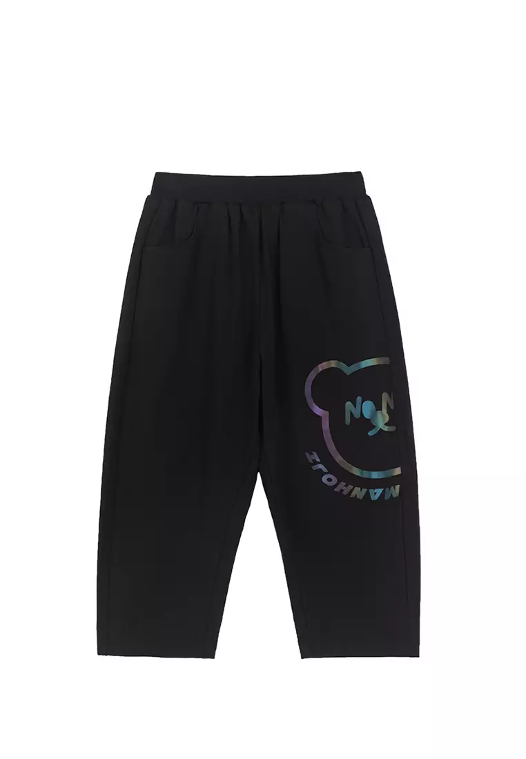 Graphic Printed Cotton Pants