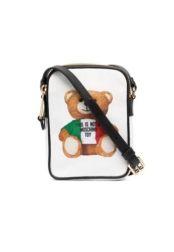 Buy Moschino Moschino Couture Nylon Double Zip Crossbody Bag With Teddy  Print T7566 2023 Online | ZALORA Singapore