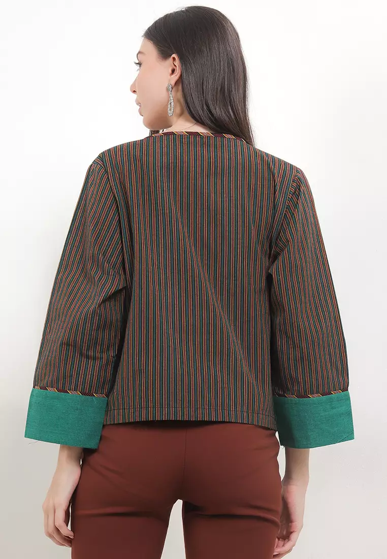 Floral Outer Lengan Panjang