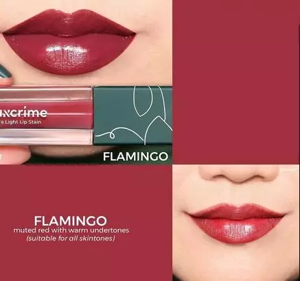 Luxcrime Ultra Light Lip Stain in Flamingo