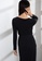 Origin by Zalora black Rib Button Through Top made from Tencel DFABEAAD002943GS_2