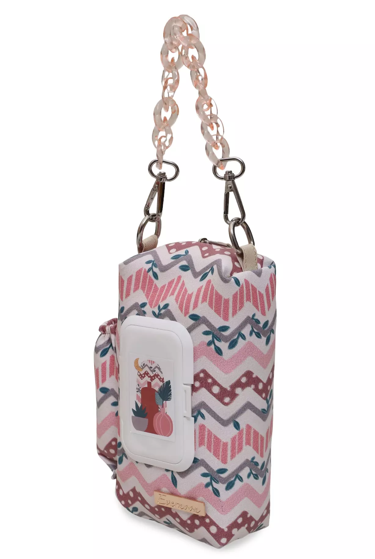 Firda Kantong Tisu 3 IN 1 Desain Simple Multi Color Dan Gambar Unik - Chevron Brown 274C