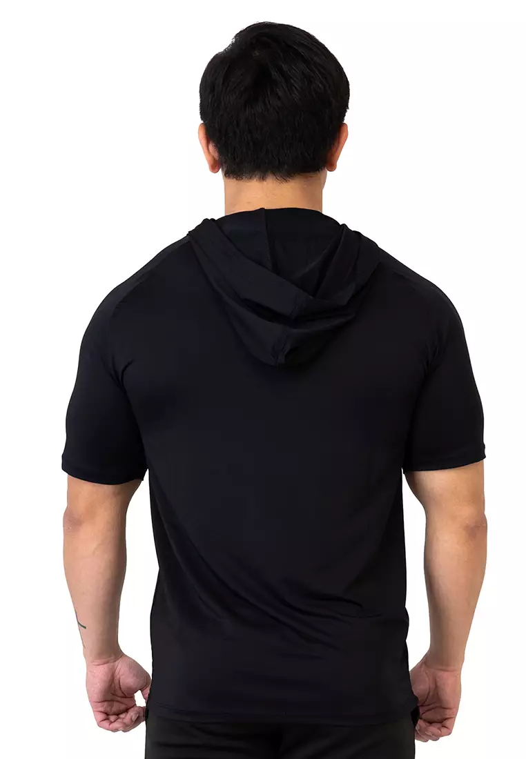 FLEXZONE Sports Hoodie Tees Essential Series Black