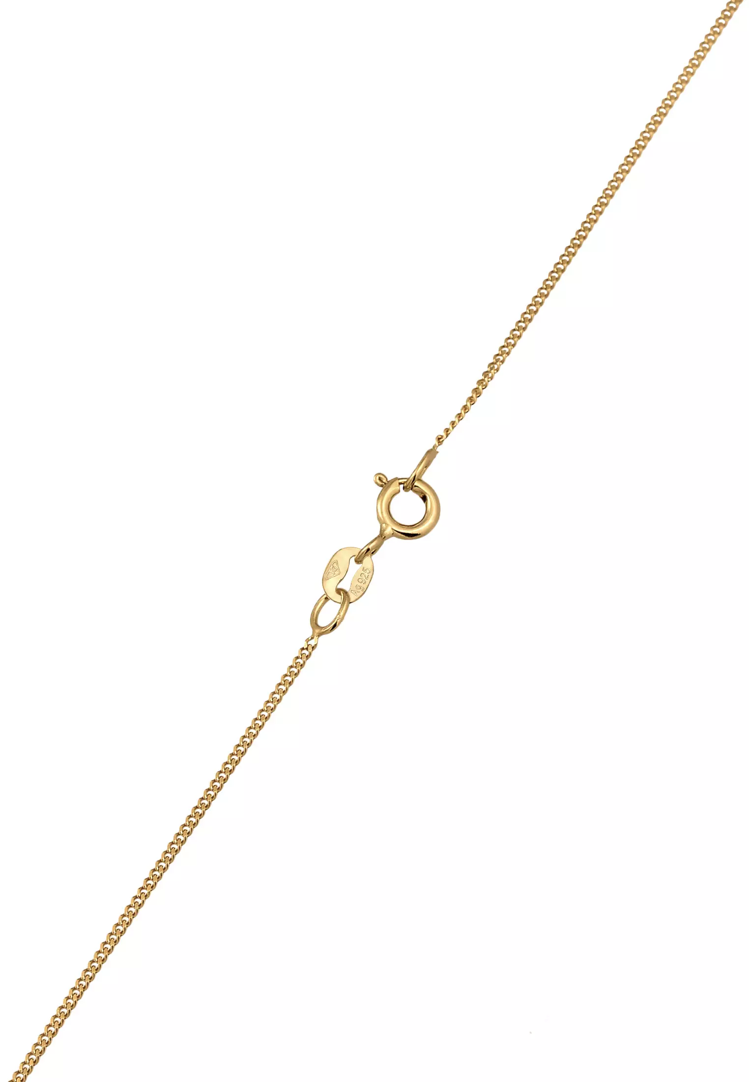 Necklace Heart Pendant Love Enamel Red Gold Plated