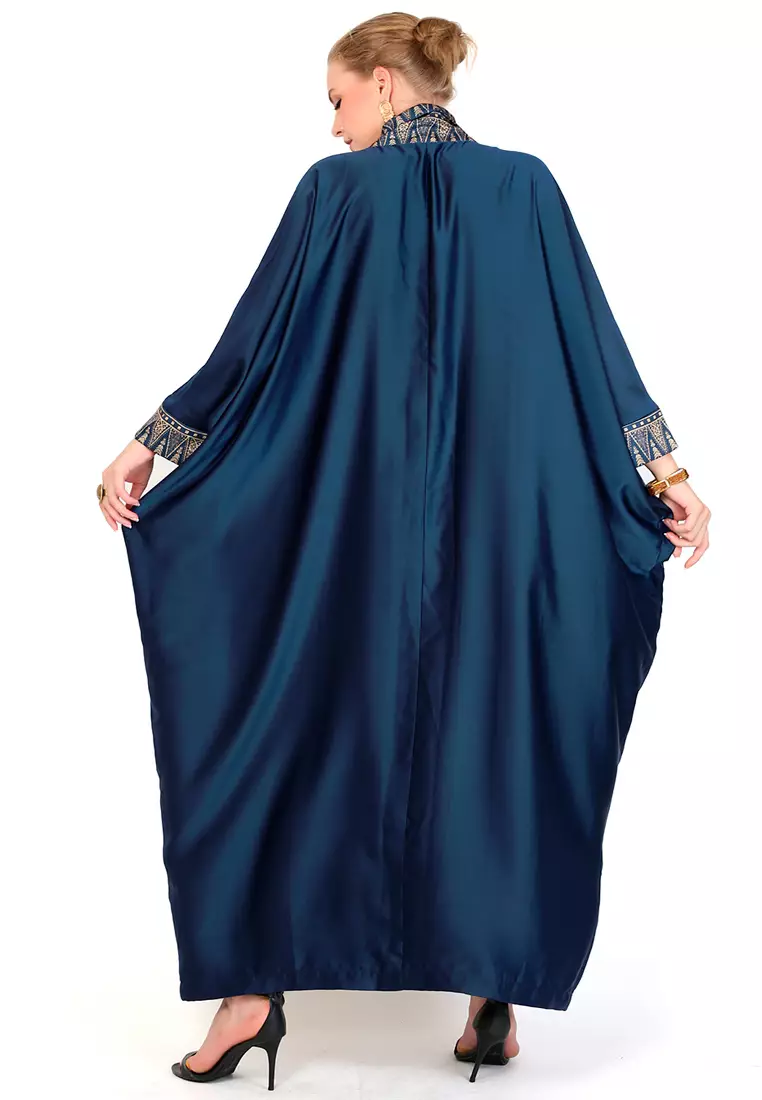 Kanzi Exclusive Long Sleeve Songket Kaftan