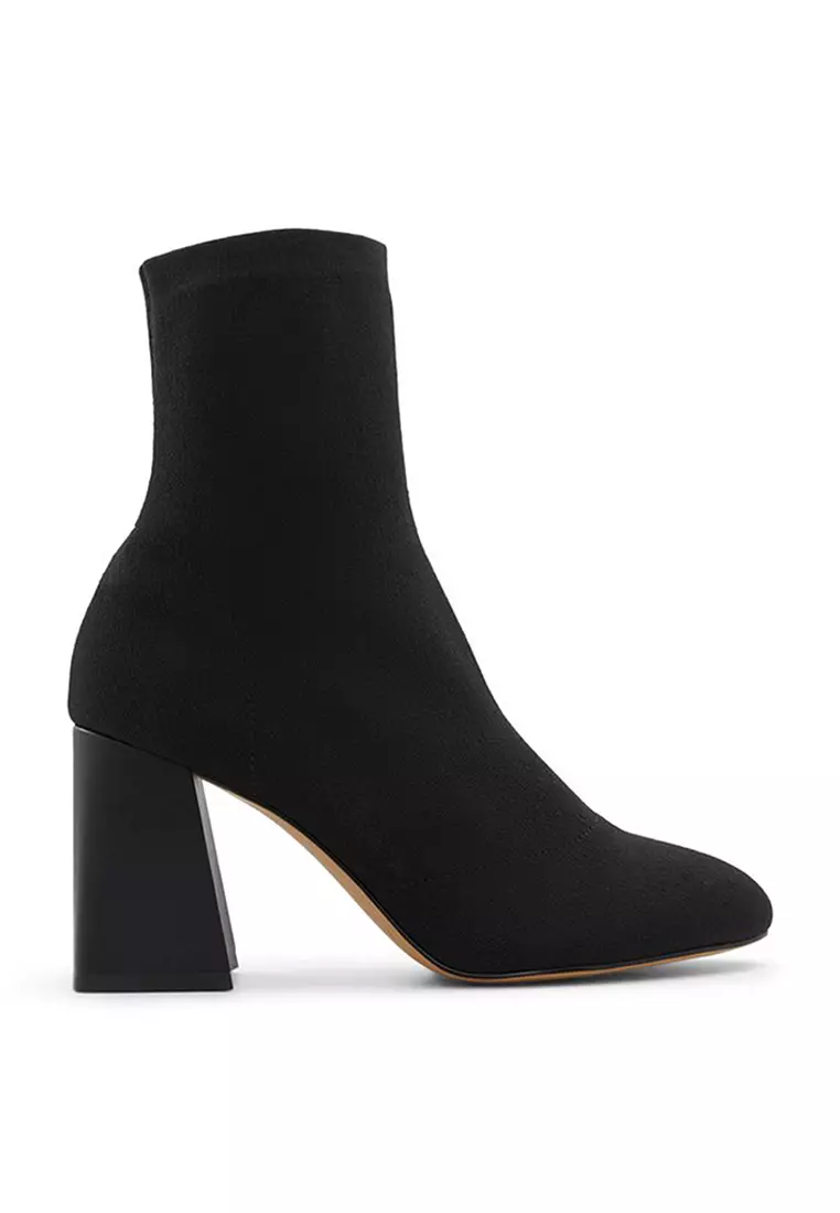 Aldo black suede ankle cheap boots