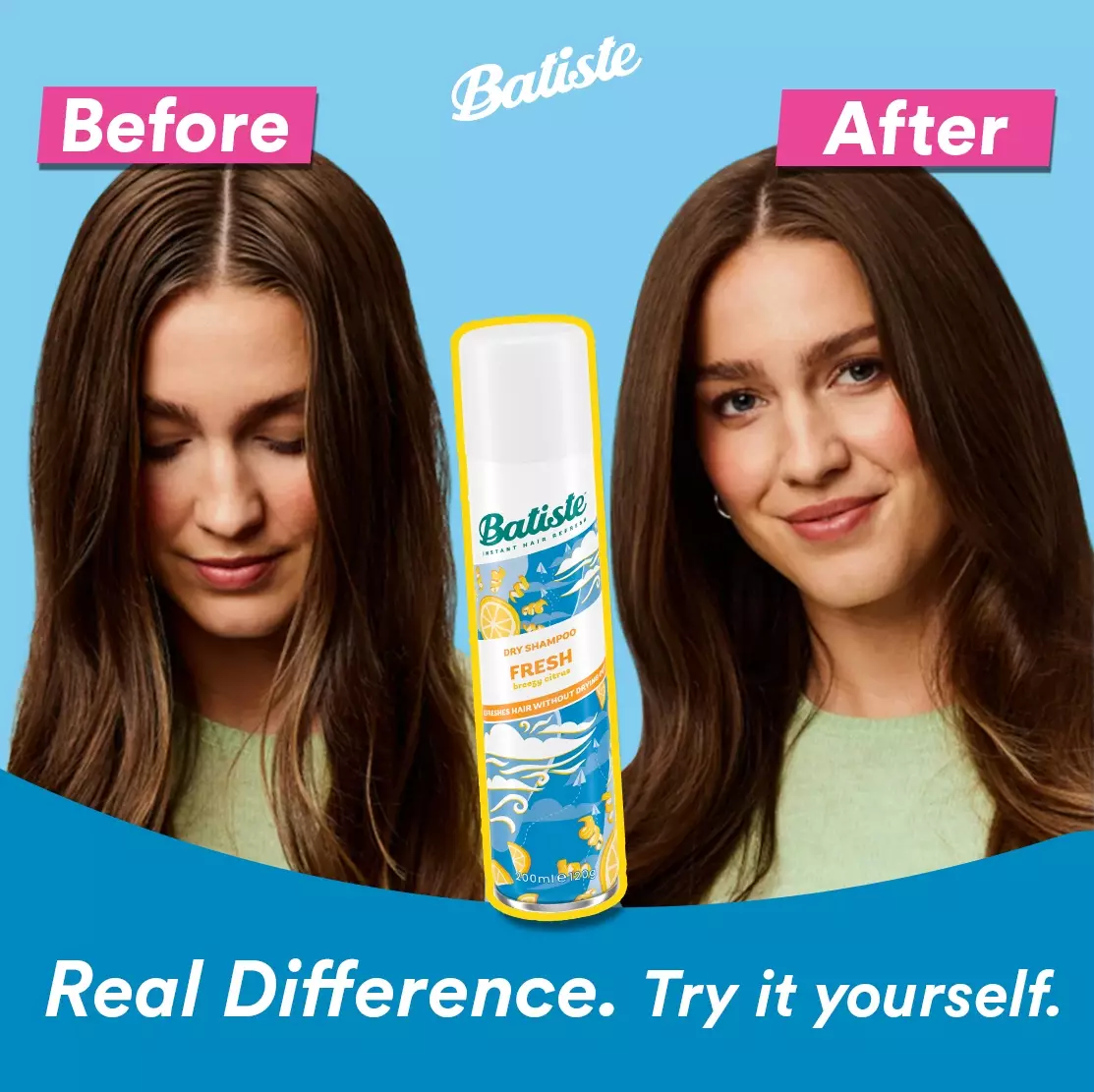 Batiste Light & Breezy Fresh Dry Shampoo 200 ml