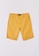 Terranova yellow Men's Plain Chino Shorts 48FA5AA0AFFE23GS_1