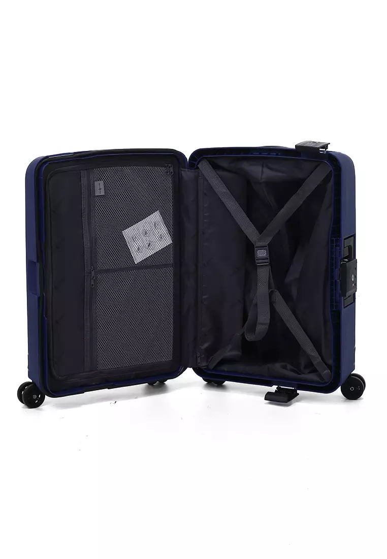 Carlton Tas Koper Unisex Size 20 Inch Suitcase Classic TSA Lock System Material Polycarbonate ORIGINAL - Navy