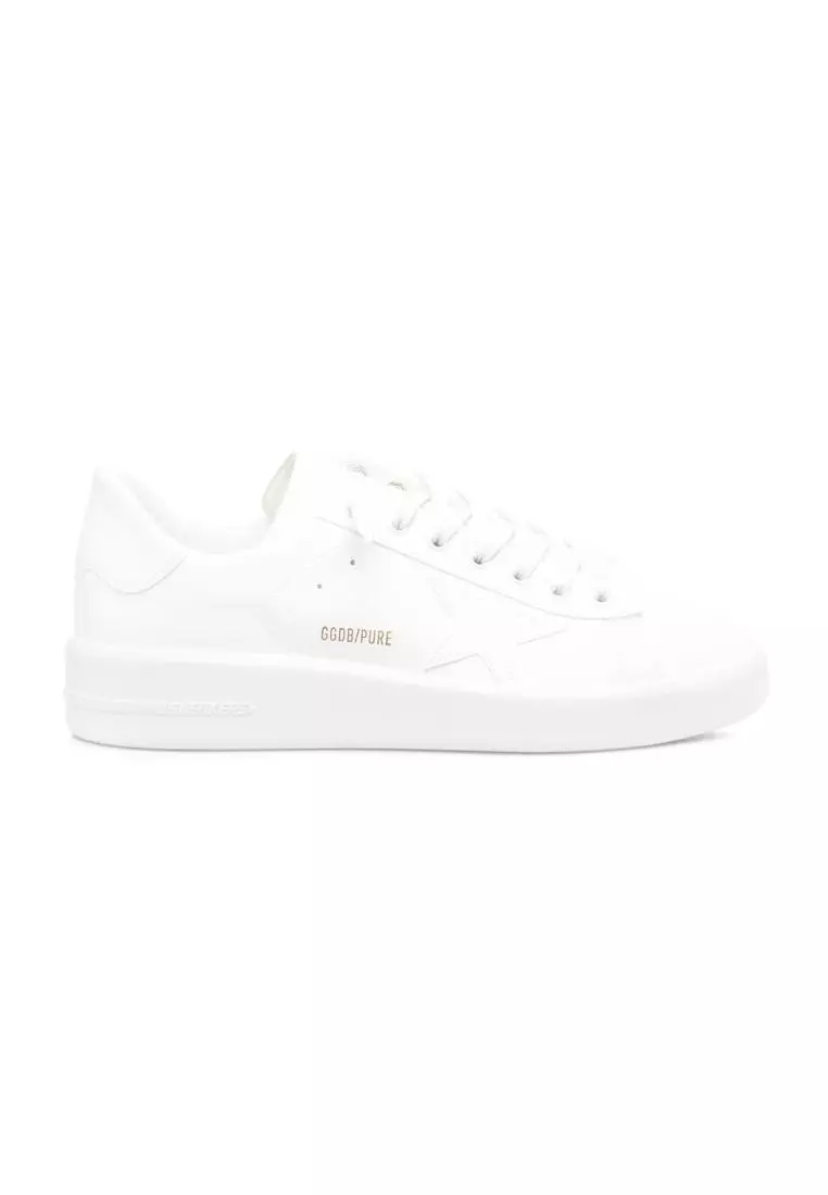 Golden goose best sale pure white sneakers