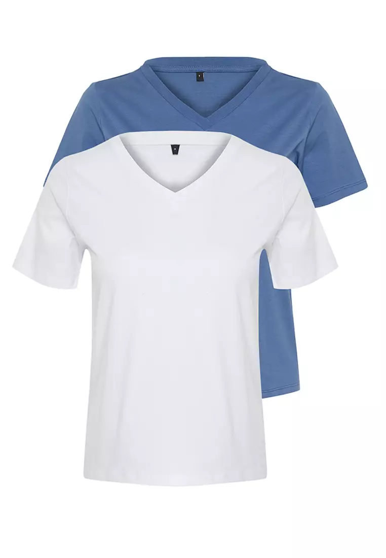 2-Pack V-Neck T-Shirts