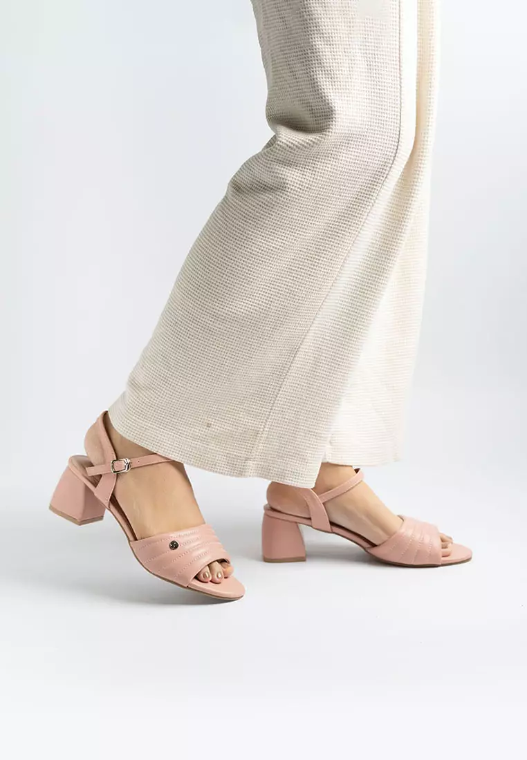 Phily Quilted Sandal Heels