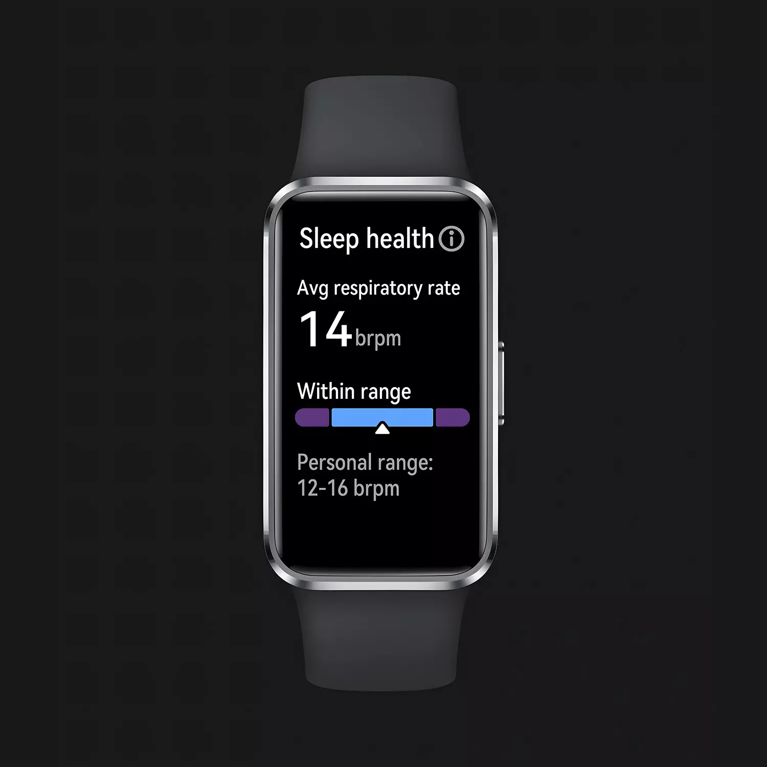 HUAWEI Band 10 Smartband | Sleek Aluminium Alloy Case | Pro-Level Sleep Analysis | Emotional Wellbeing Assistant | 14 days Battery - Matte Black