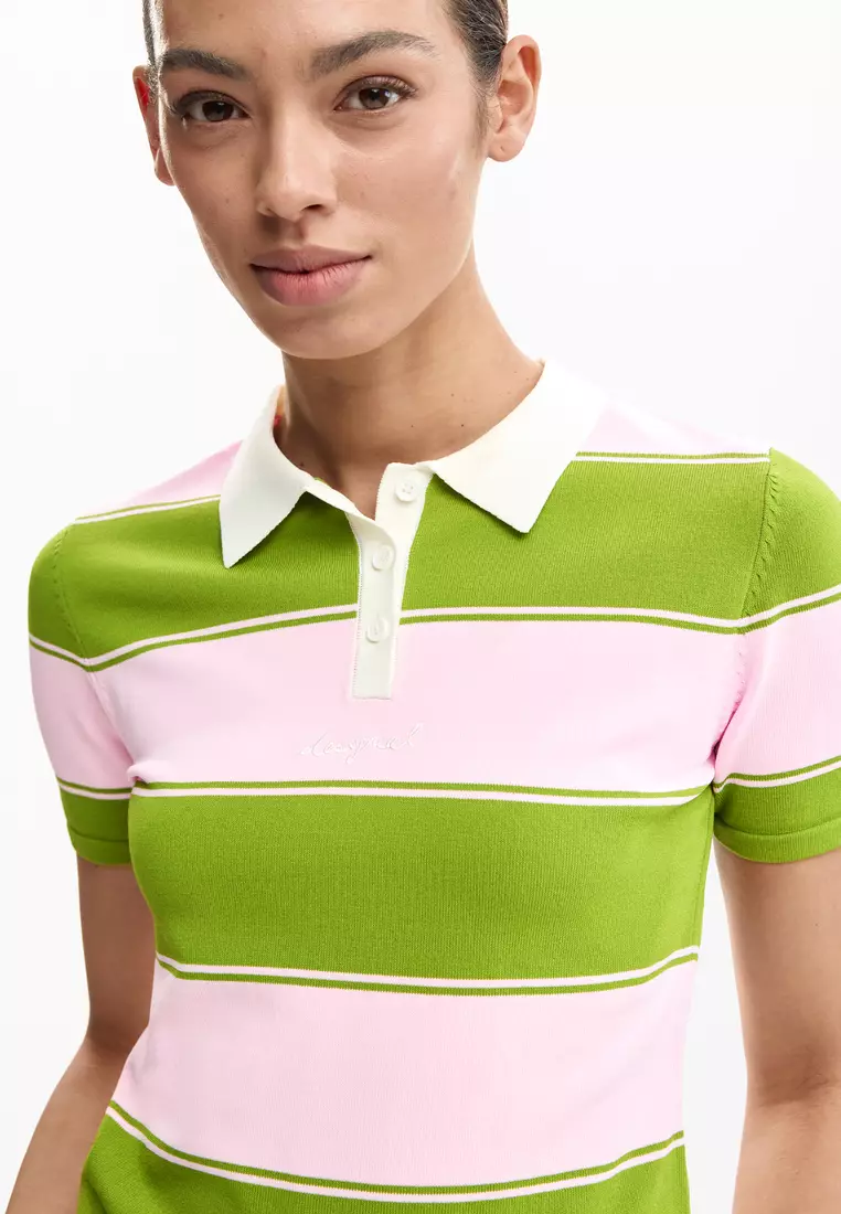 Polo shirt with laces