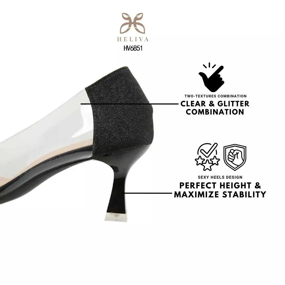 Heliva Amina High Heels Glitter Sol 6cm HV6851