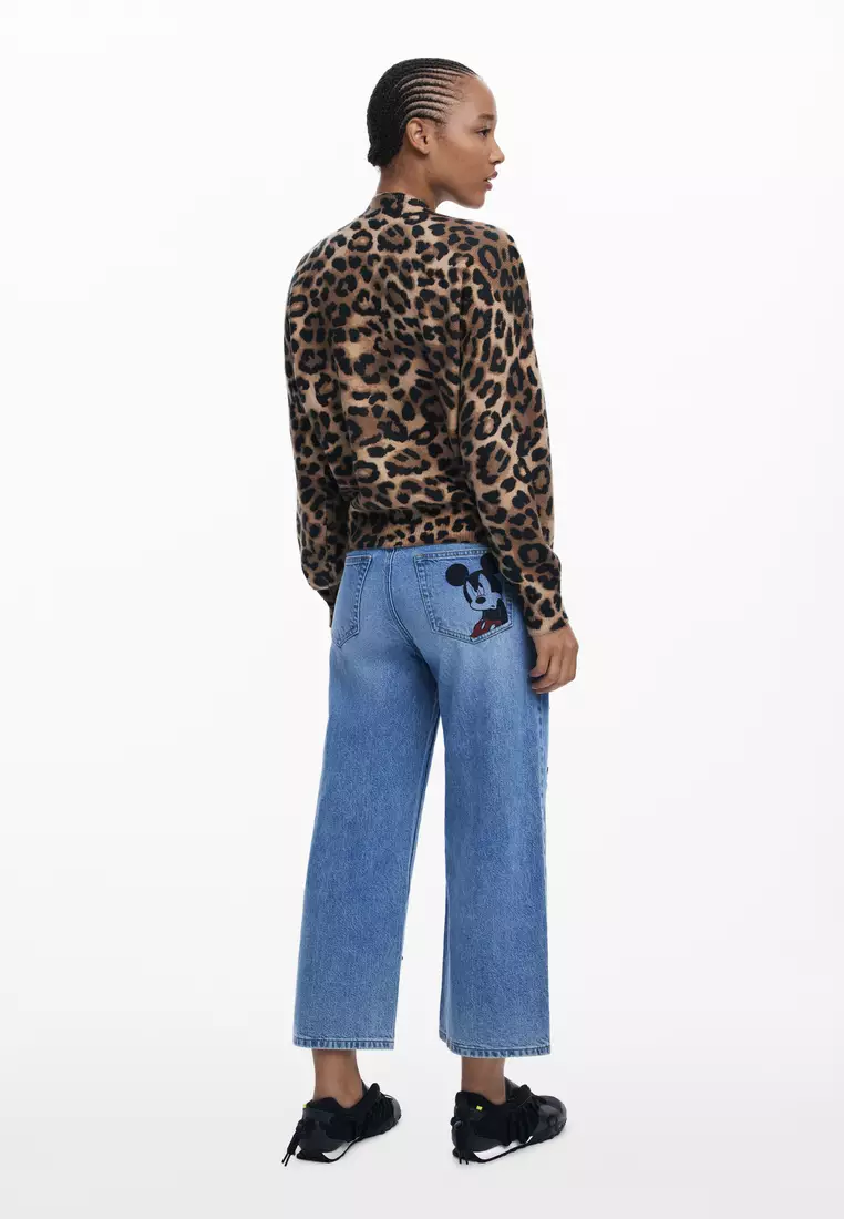 Minnie™ animal print sweater