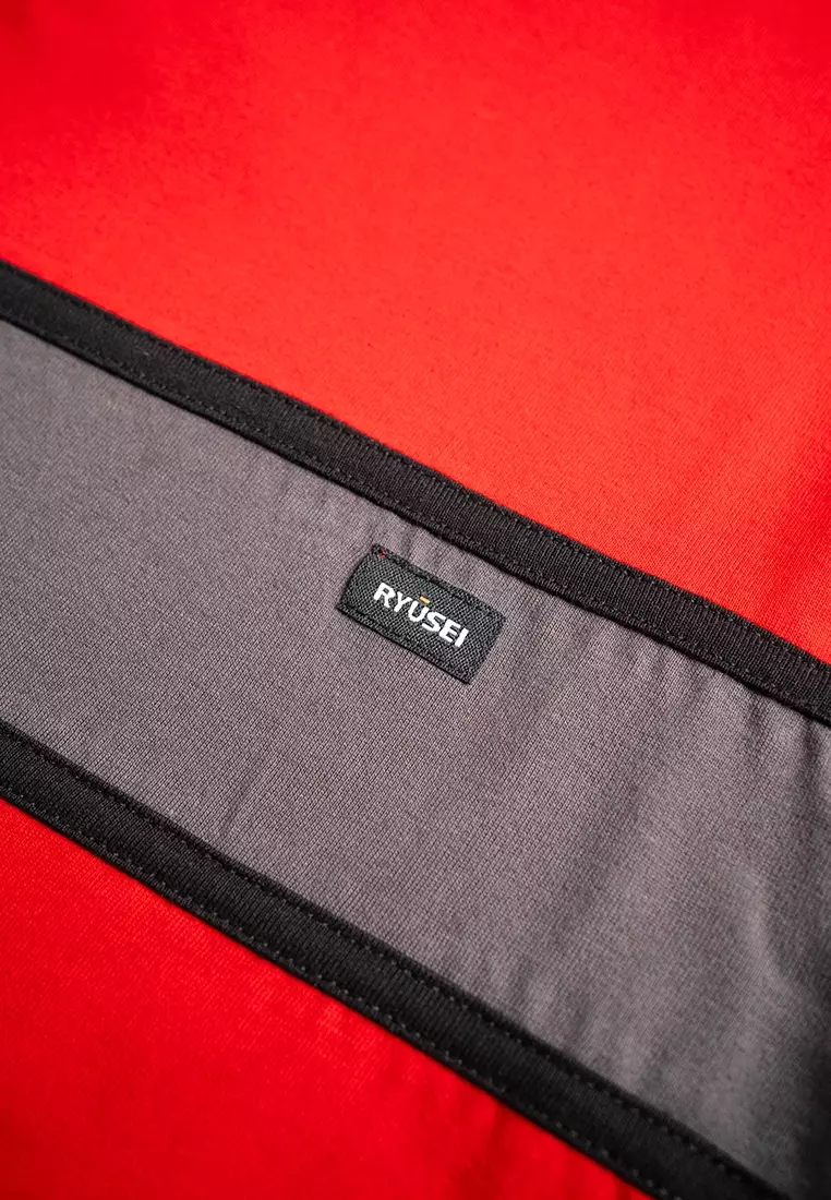 Ryusei Kaos Pria Kitami CMB Red