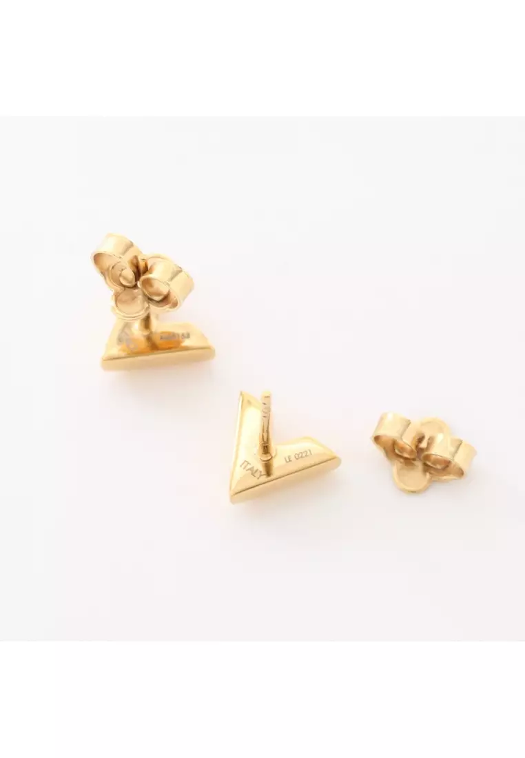 Essential v earrings Louis Vuitton Gold in Other - 34076161