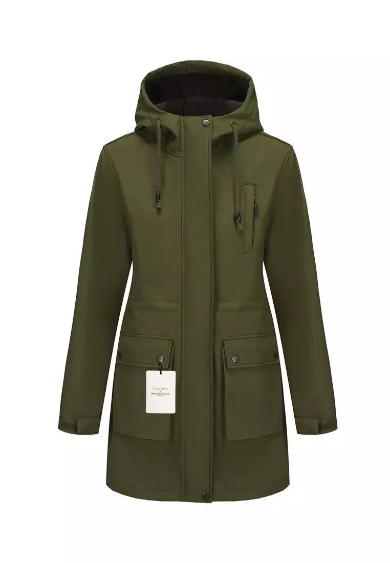 Waterproof Hood Trench Coat AD-M25F598