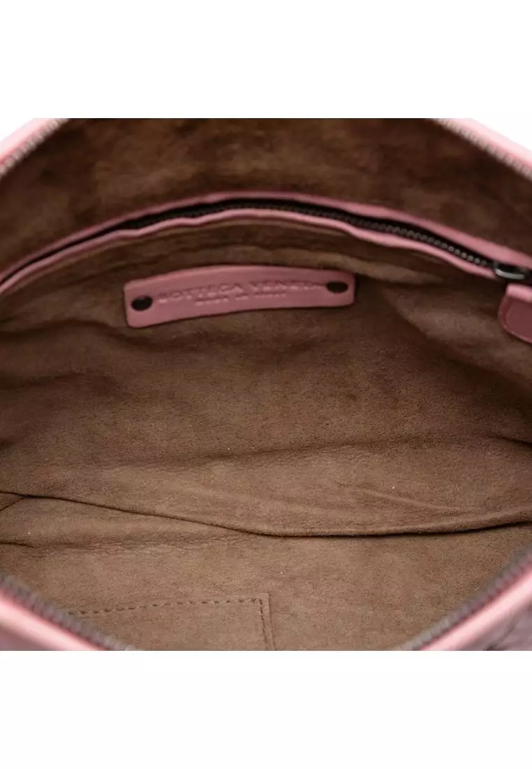 Pre-Loved Bottega Veneta Nappa Intrecciato Nodini Crossbody