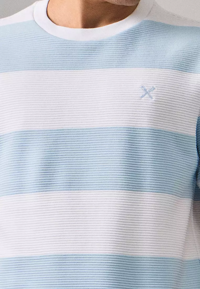 Regular Fit Striped T-Shirt In Ottoman