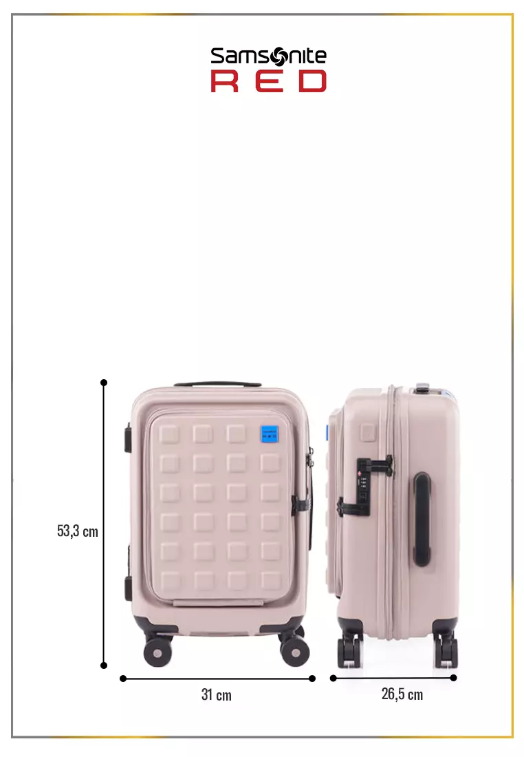 Samsonite Red Label Koper Hardcase Toiis M Cabin 20 inch - Petal Pink