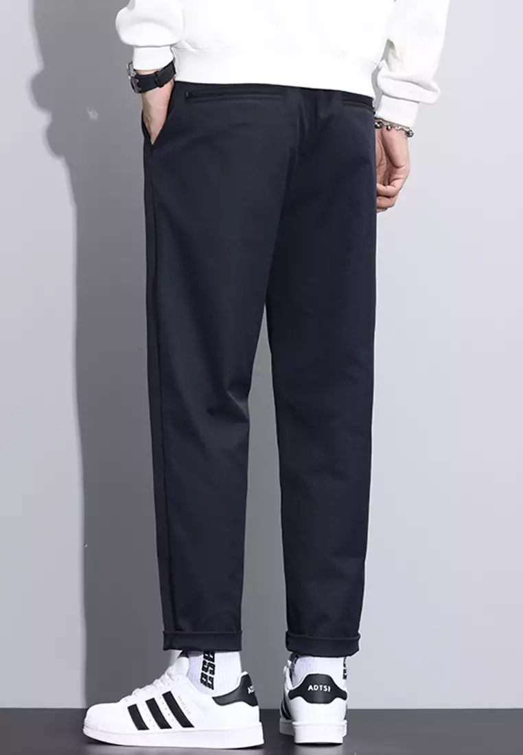 Tapered Mid Waist Suit Pants AY-L9875