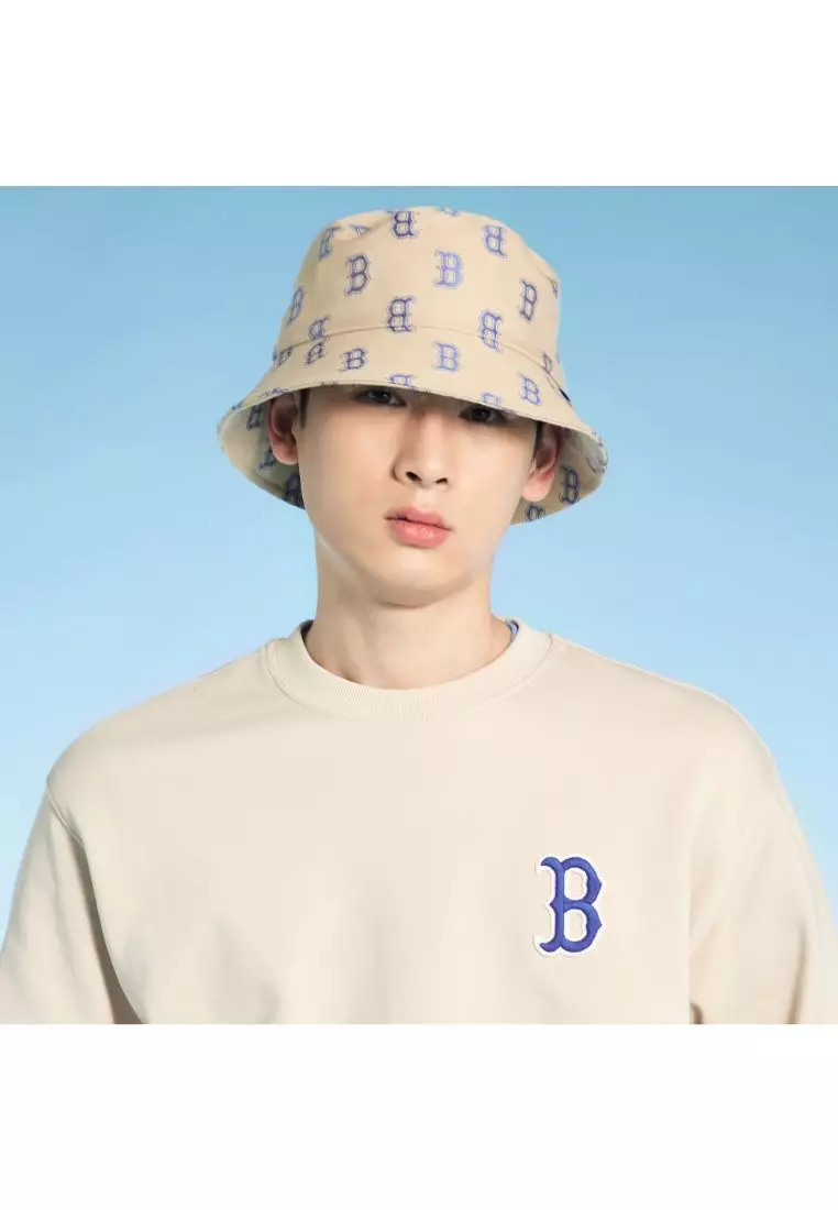 BIG CLASSIC MONOGRAM BUCKET HAT BOSTON RED SOX