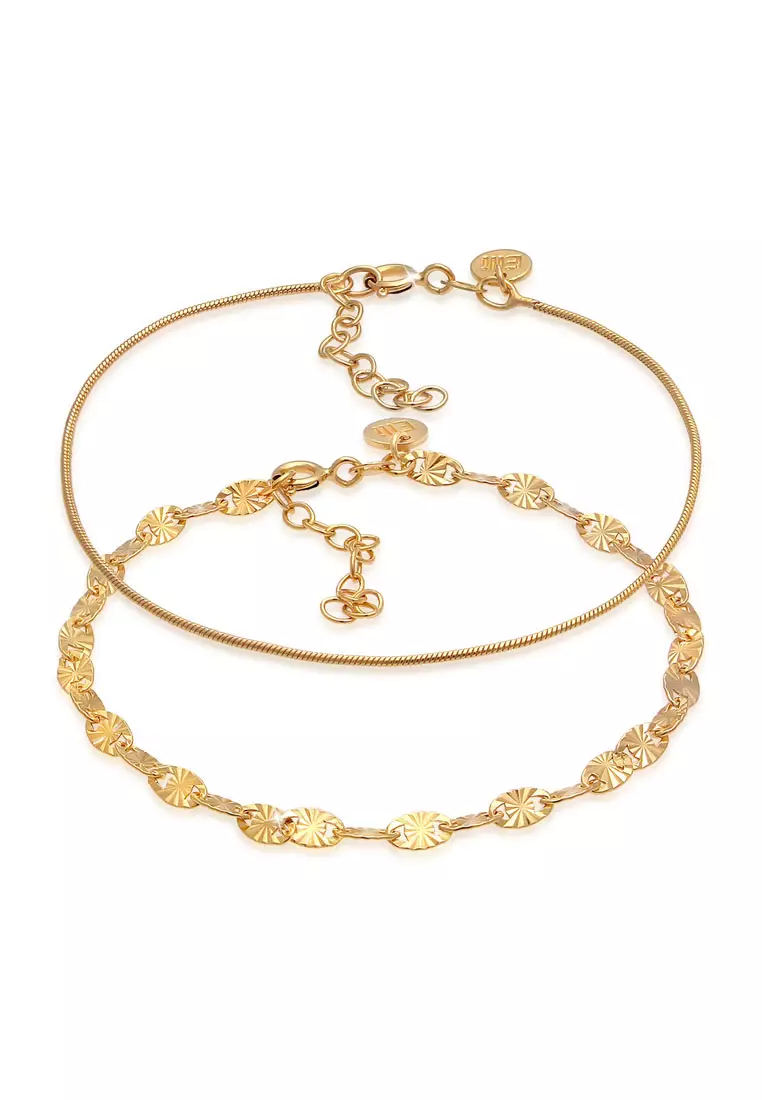 Elli BASIC LINK - Bracelet - gold-coloured/doré