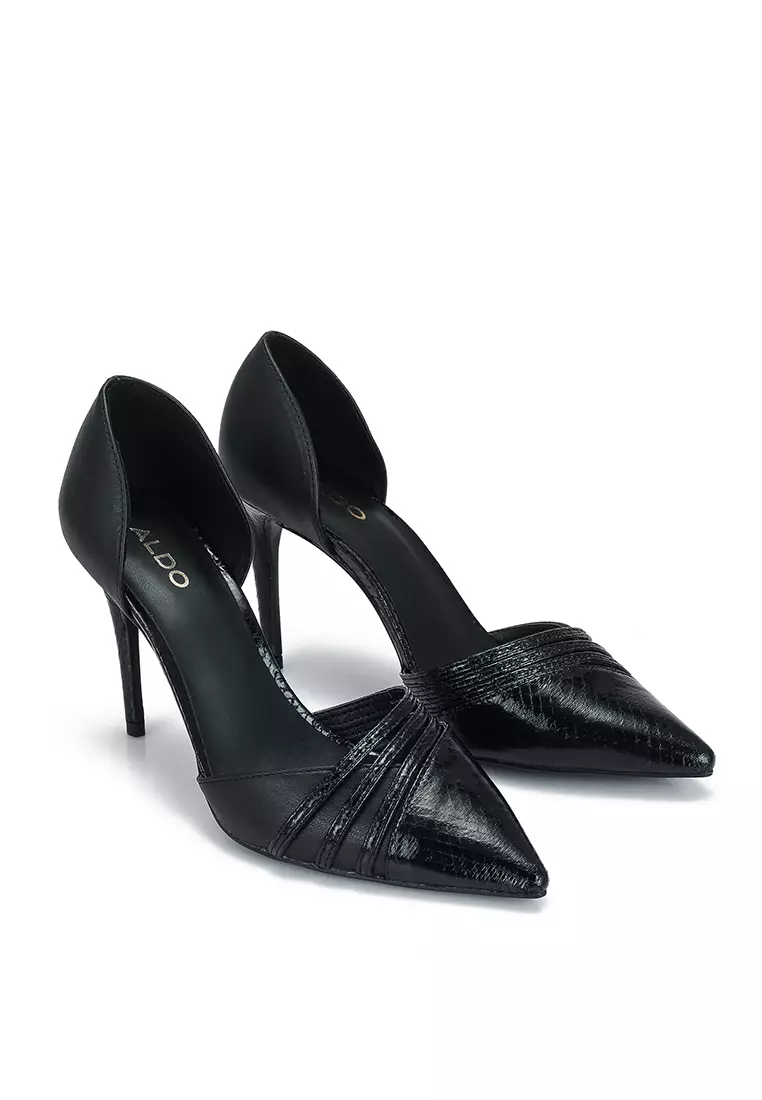 Aldo black store court shoes