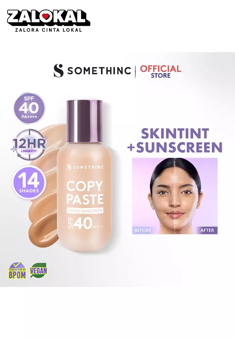 SOMETHINC Copy Paste Tinted Sunscreen SPF 40 PA++++ - C00 Cotton