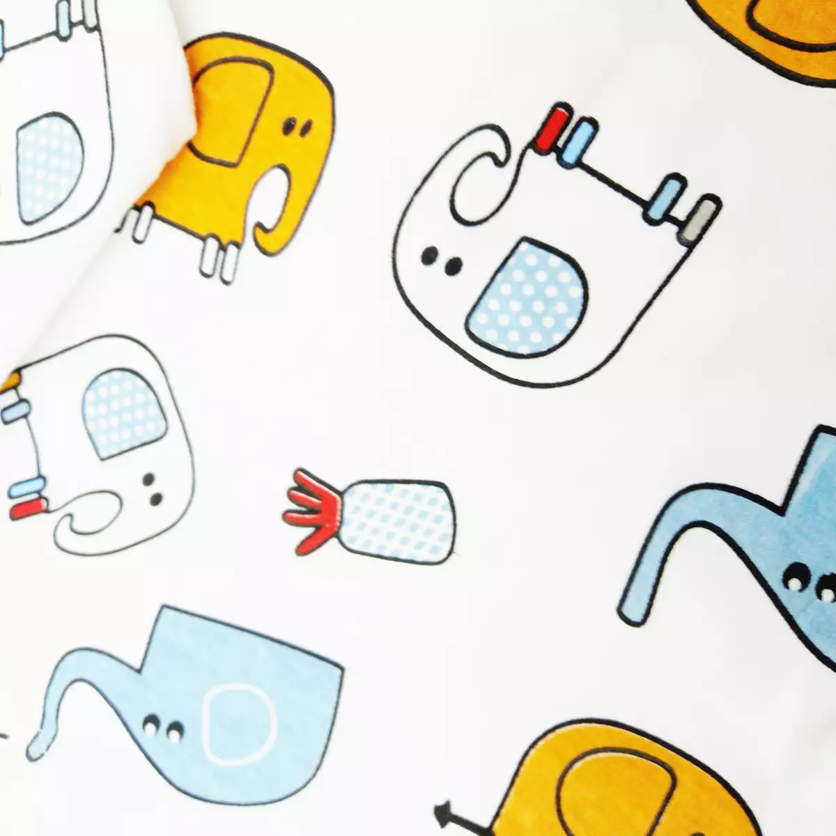 Wakakids Jaket Bayi Sweater Anak Usia 6 Bulan Hingga 12 Bulan Motif Elephant Full Printing 4088 Navy