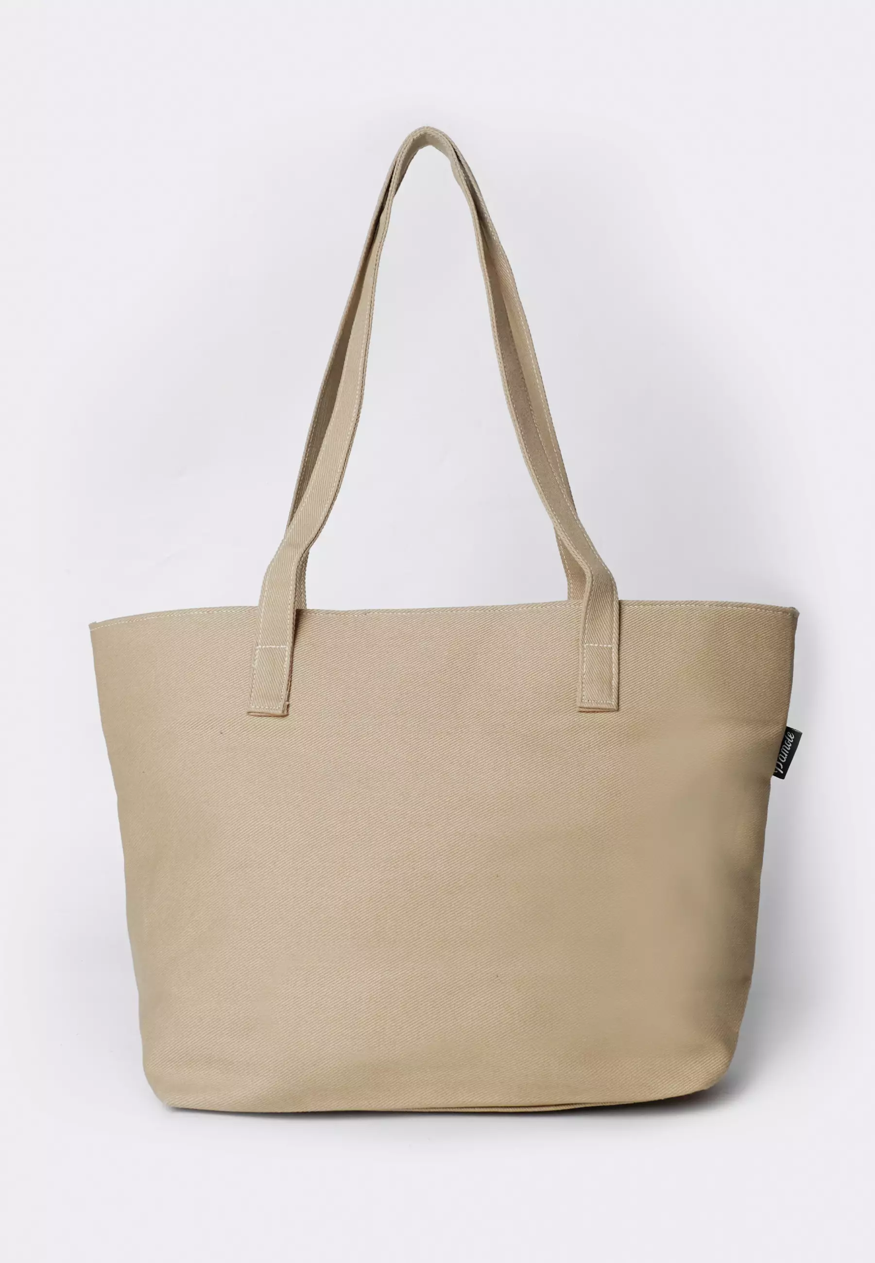 Pamole - Totebag Wanita Tote Bag Wanita Bahan Kanvas - Emely Series - Khaki