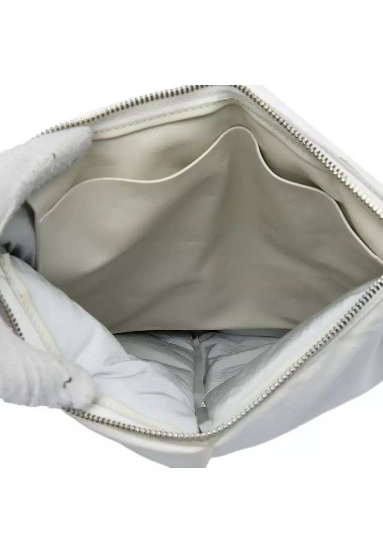 Pre-Loved Bottega Veneta Nappa Maxi Intrecciato Padded Square Wristlet Pouch