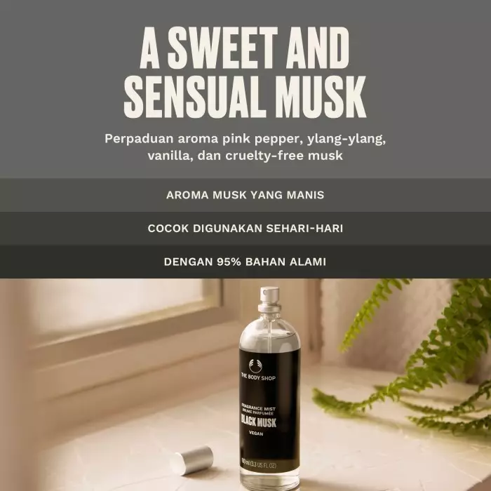 Black Musk Fragrance Mist 100Ml