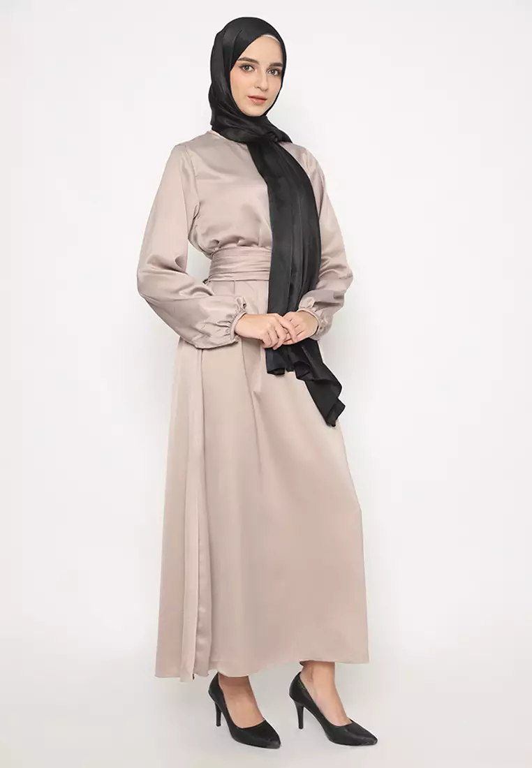 Sadina Dress Light Taupe