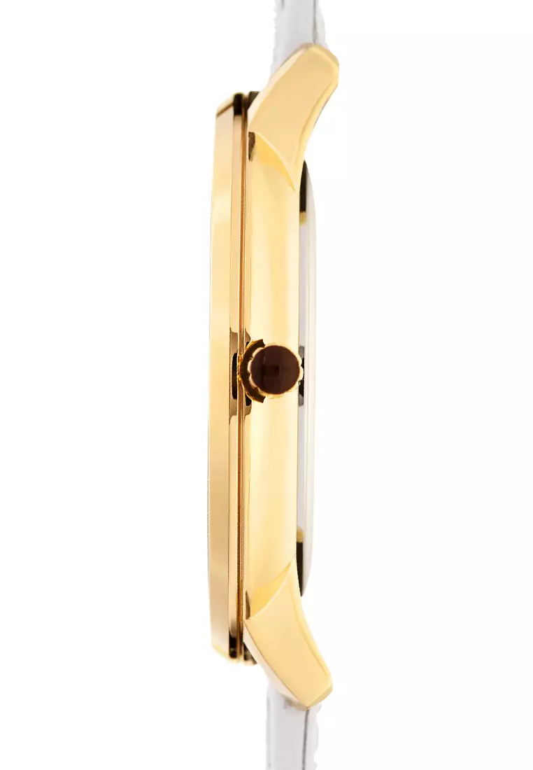 Bruno Magli Roma 21.181221.GY Jam Tangan Wanita White Gold