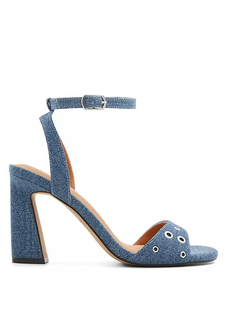 Discount on Call It Spring  shoes - SKU: Denverr Ankle Strap Eyelet Heels