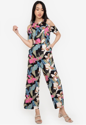 ZALORA BASICS multi 100% Recycled Polyester Jumpsuit 74DE6AAC4E6AD2GS_1