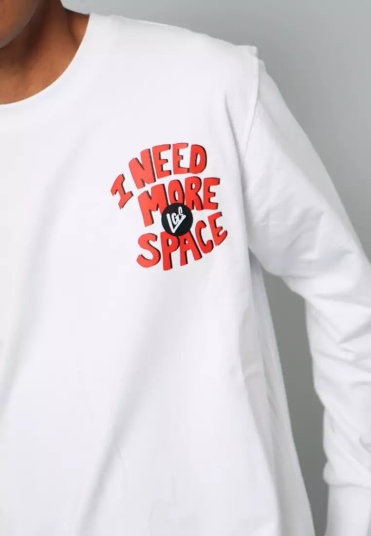 LGS Street - I Need More Space - Sweatshirt - Putih - Unisex - SW.10.H012.001