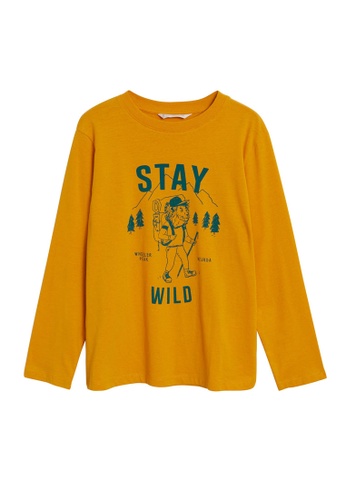 Buy Mango Kids Organic Printed Cotton T Shirt Online Zalora Malaysia