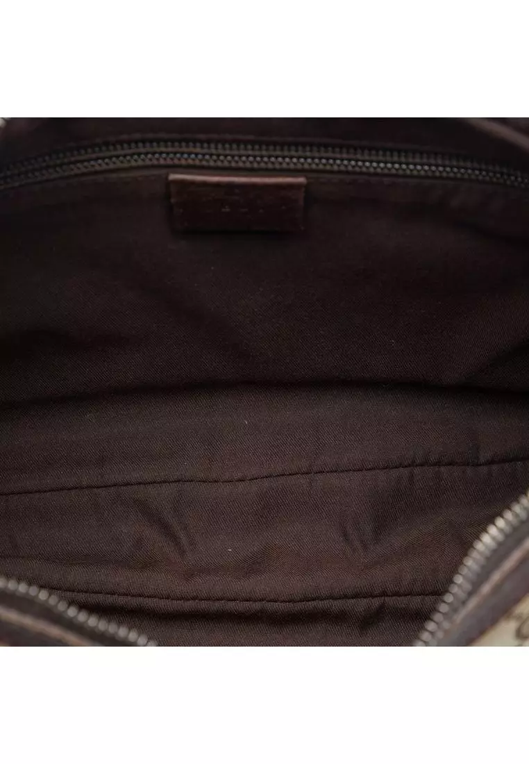Pre-Loved Gucci Gg Canvas Crossbody