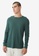 Cotton On green Textured Long Sleeve T-Shirt 4F168AAE0D94D3GS_1