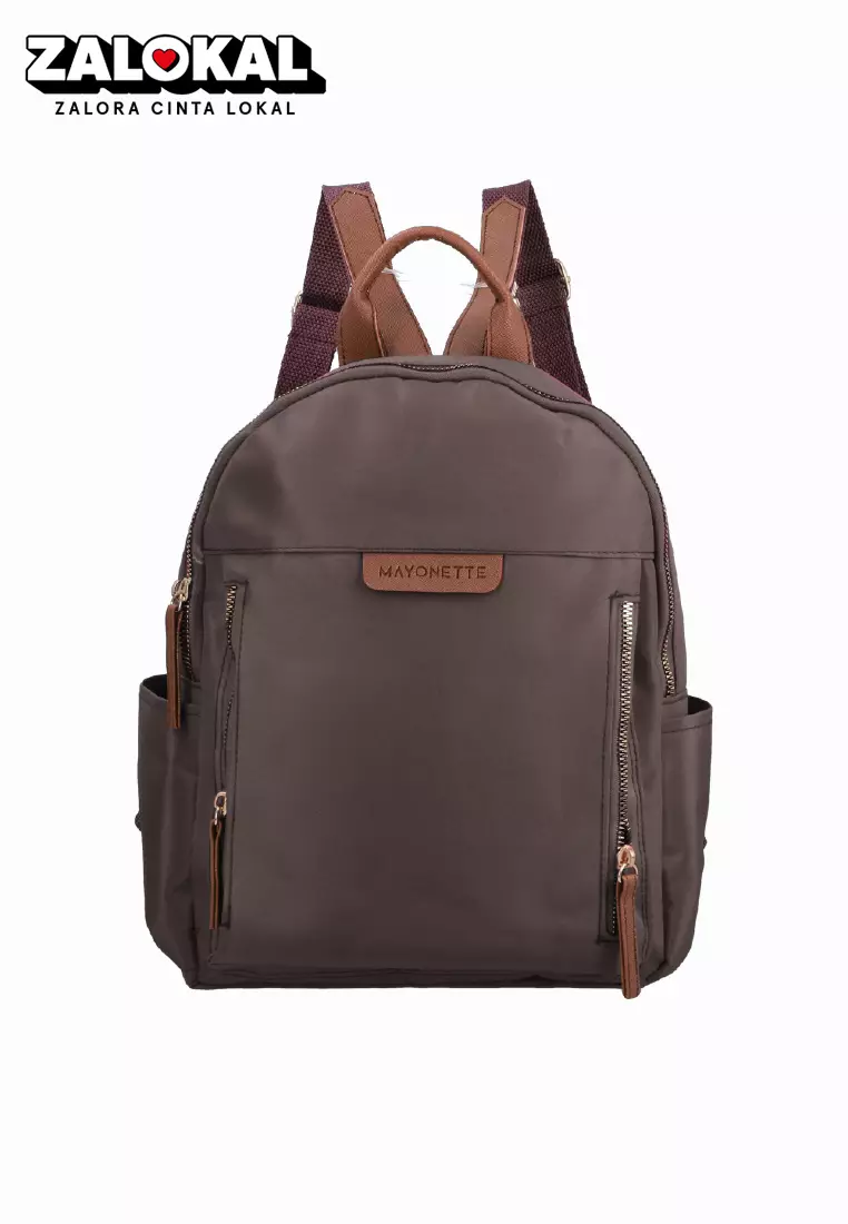 MAYONETTE Talulla Backpack - Tas Fashion Wanita - Women's Backpack - Coffee